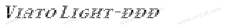 Viato Light字体转换